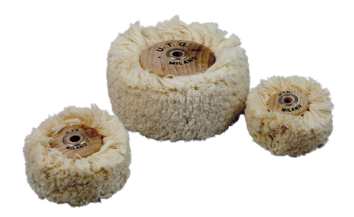 [PP230] Brosse circulaire en fil de coton blanc (Ø70)