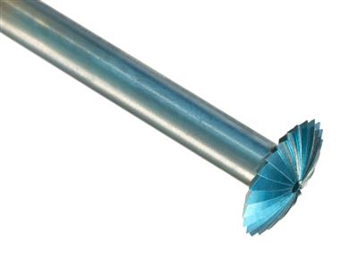 [PPR112] Fraise Lentille Réf. H | Fraise de Précision pour Bijouterie – Tige 2,35 mm (Ø012mm)