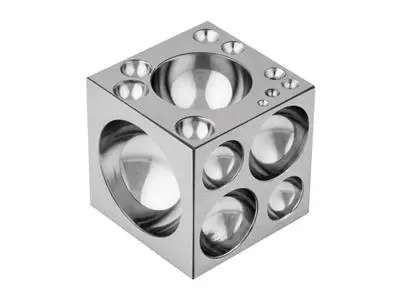 Dé à Emboutir Cubique en Acier à Outils pour Bijouterie (6CM*6CM)