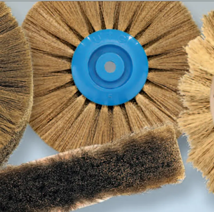 Brosse circulaire UTG de bijoutier en fil de laiton – Diamètre 100 mm X 4 rangs