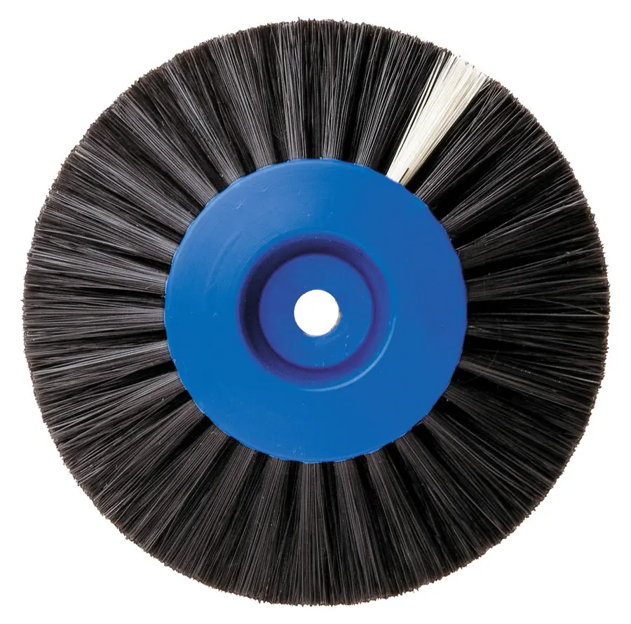 Brosses Circulaires de Polissage Centre Plastique | Brosse Bijouterie Bonne Qualité (⌀70X6R)