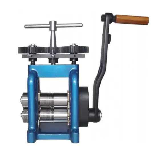Laminoir manuelle mixte avec réducteur 125mm – Outil professionnel de bijouterie